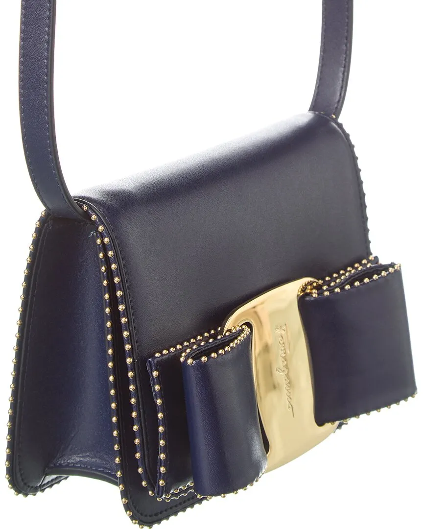 Ferragamo Vara Bow Leather Crossbody