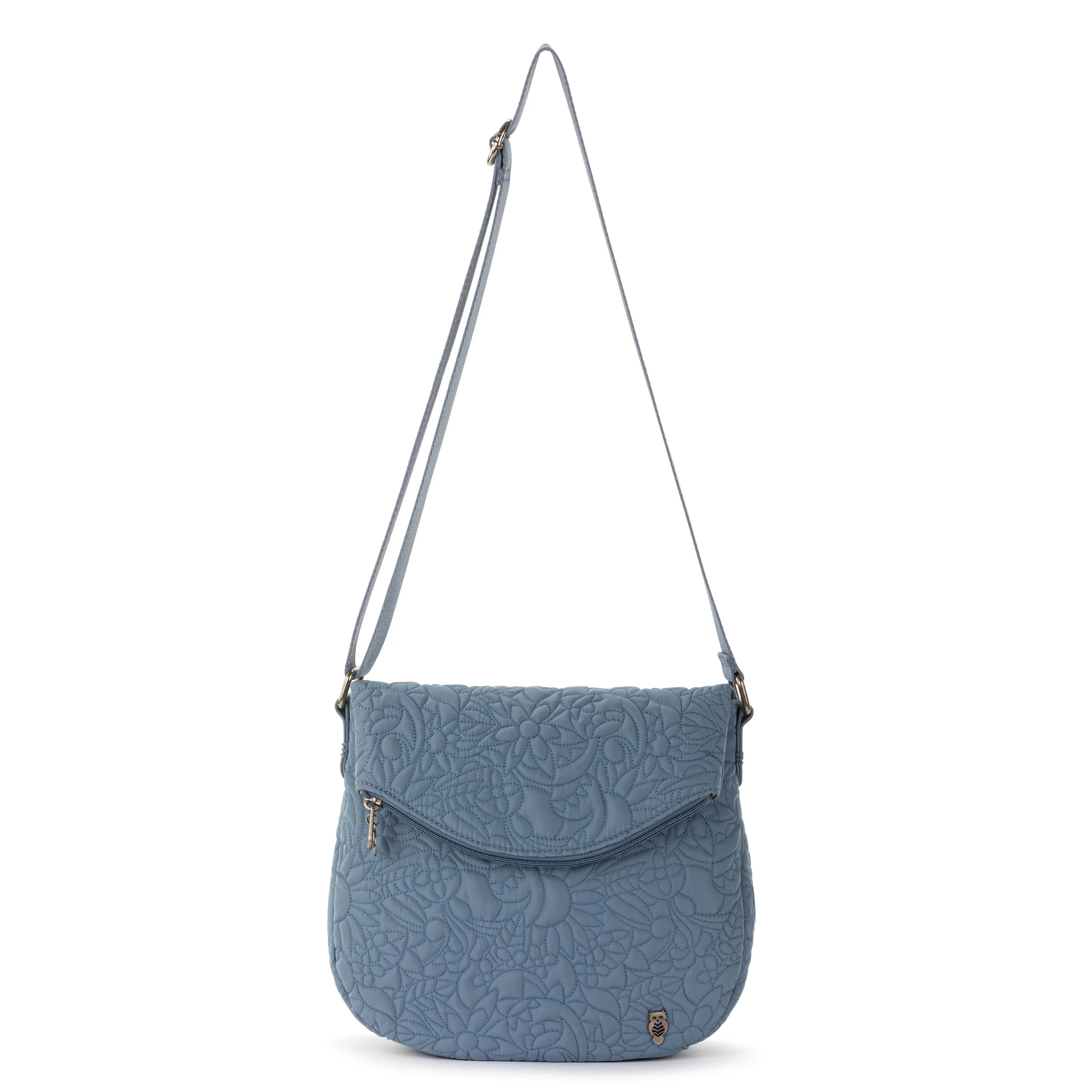 Foldover Crossbody - EcoTwill - Maritime Spirit Desert Quilted