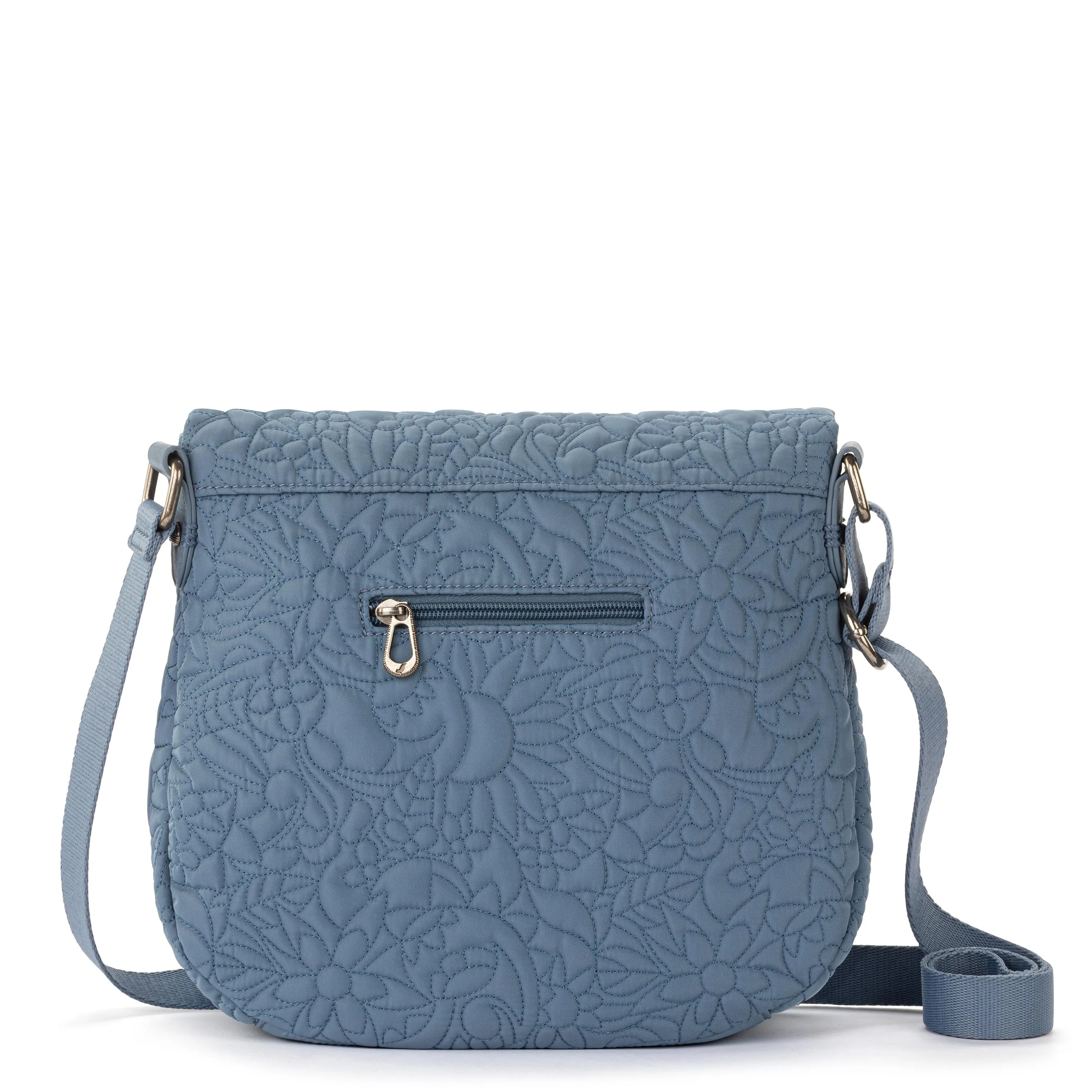 Foldover Crossbody - EcoTwill - Maritime Spirit Desert Quilted