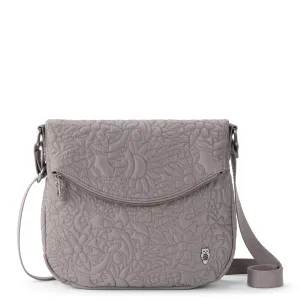 Foldover Crossbody - EcoTwill - Mushroom Spirit Desert Quilted