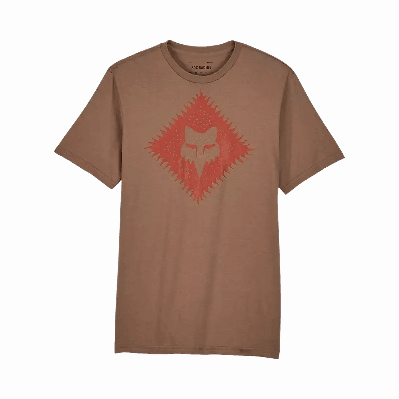 Fox Leo Premium Mens Tee Chai Brown