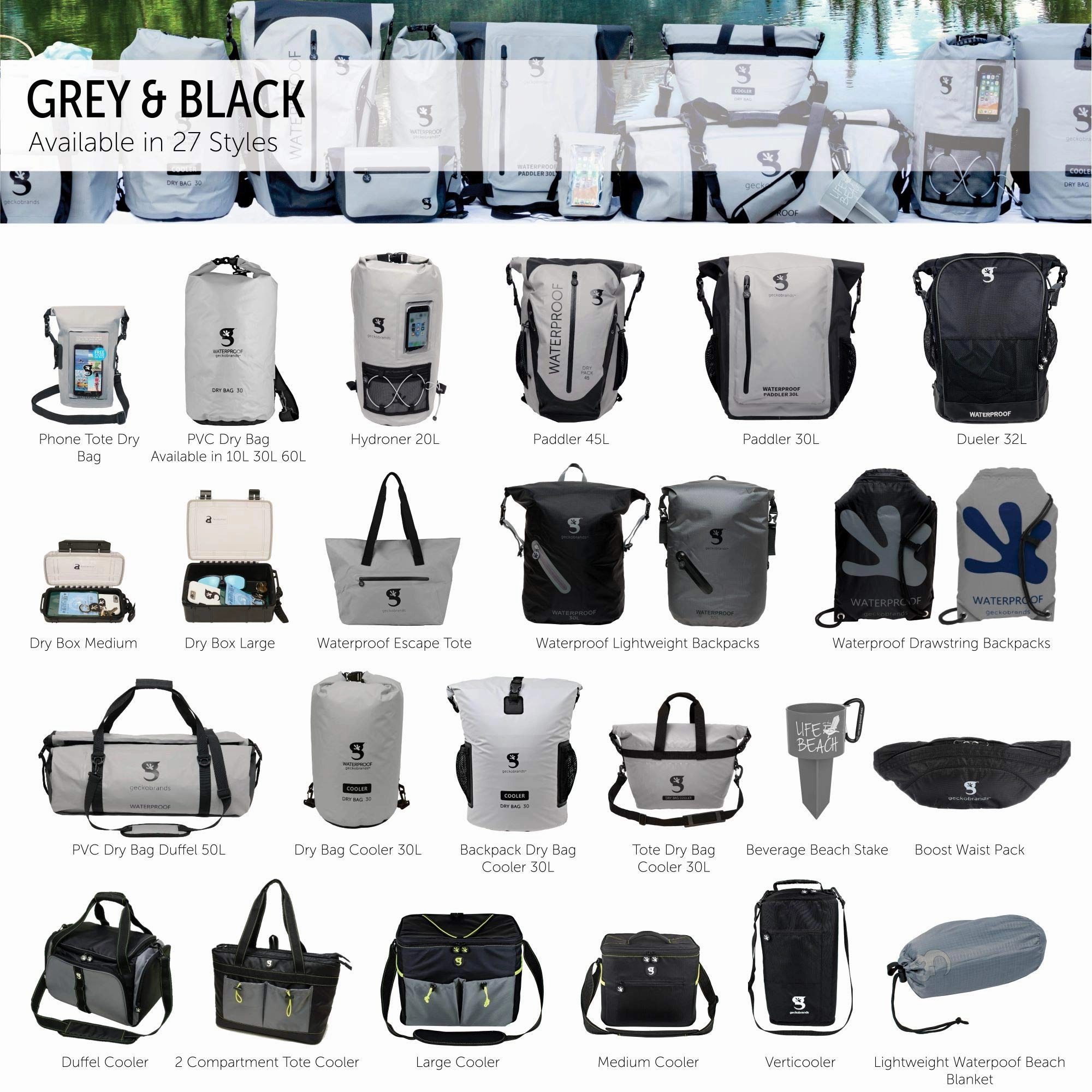 Geckobrands Tarpaulin Dry Bag