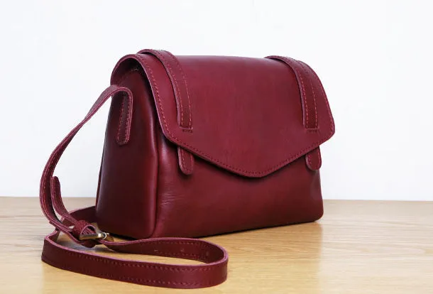 Genuine Leather Cute Crossbody Bag Shoulder Bag Women Girl Fashion Leather Purse