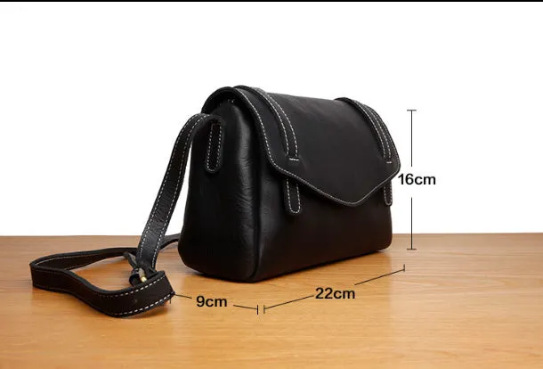 Genuine Leather Cute Crossbody Bag Shoulder Bag Women Girl Fashion Leather Purse