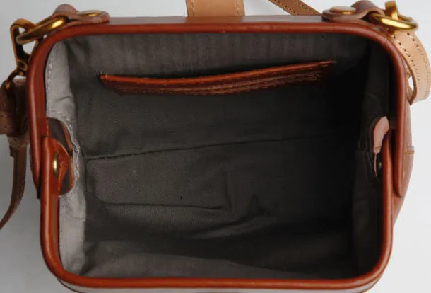 Genuine Leather Cute Doctor Bag Crossbody Bag Shoulder Bag Women Girl Fashion Leather Purse