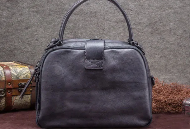 Genuine Leather Handbag Vintage Bag Shoulder Bag Crossbody Bag Purse For Women