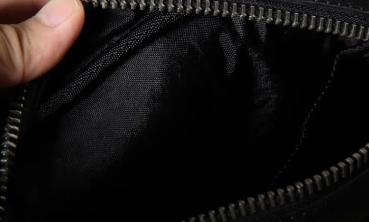 Genuine Leather Mens Cool Small Messenger Bag Sling Bag Chest Bag Bike Bag Cycling Bag for men