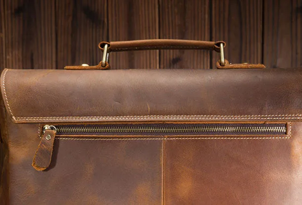 Genuine Leather Messenger Bag Cool Chest Bag Sling Bag Crossbody Bag Travel Bag Hiking Bag for men