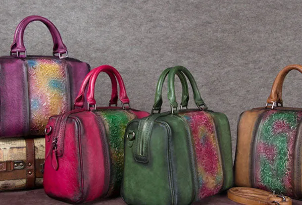 Genuine Leather Vintage Handbag Bag Shoulder Bag Crossbody Bag Purse Clutch For Women