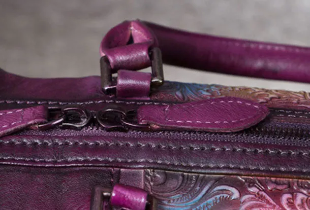 Genuine Leather Vintage Handbag Bag Shoulder Bag Crossbody Bag Purse Clutch For Women