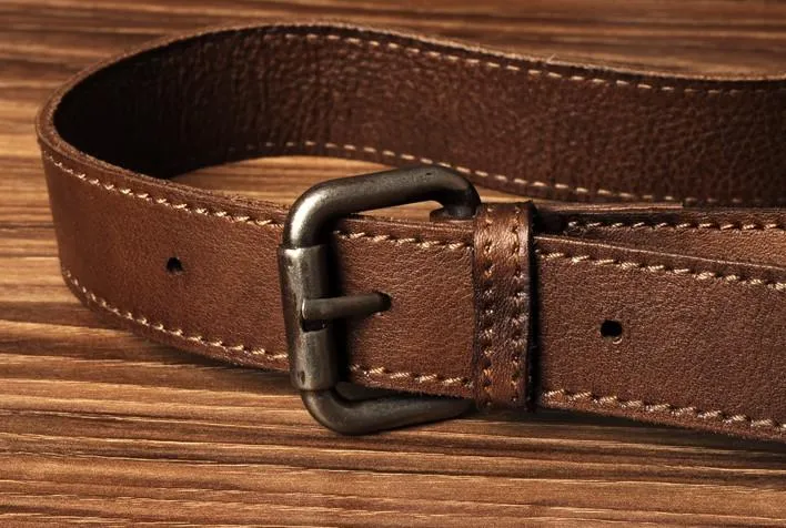 Genuine Leather Vintage Mens Cool Messenger Bag Shoulder Bag for men