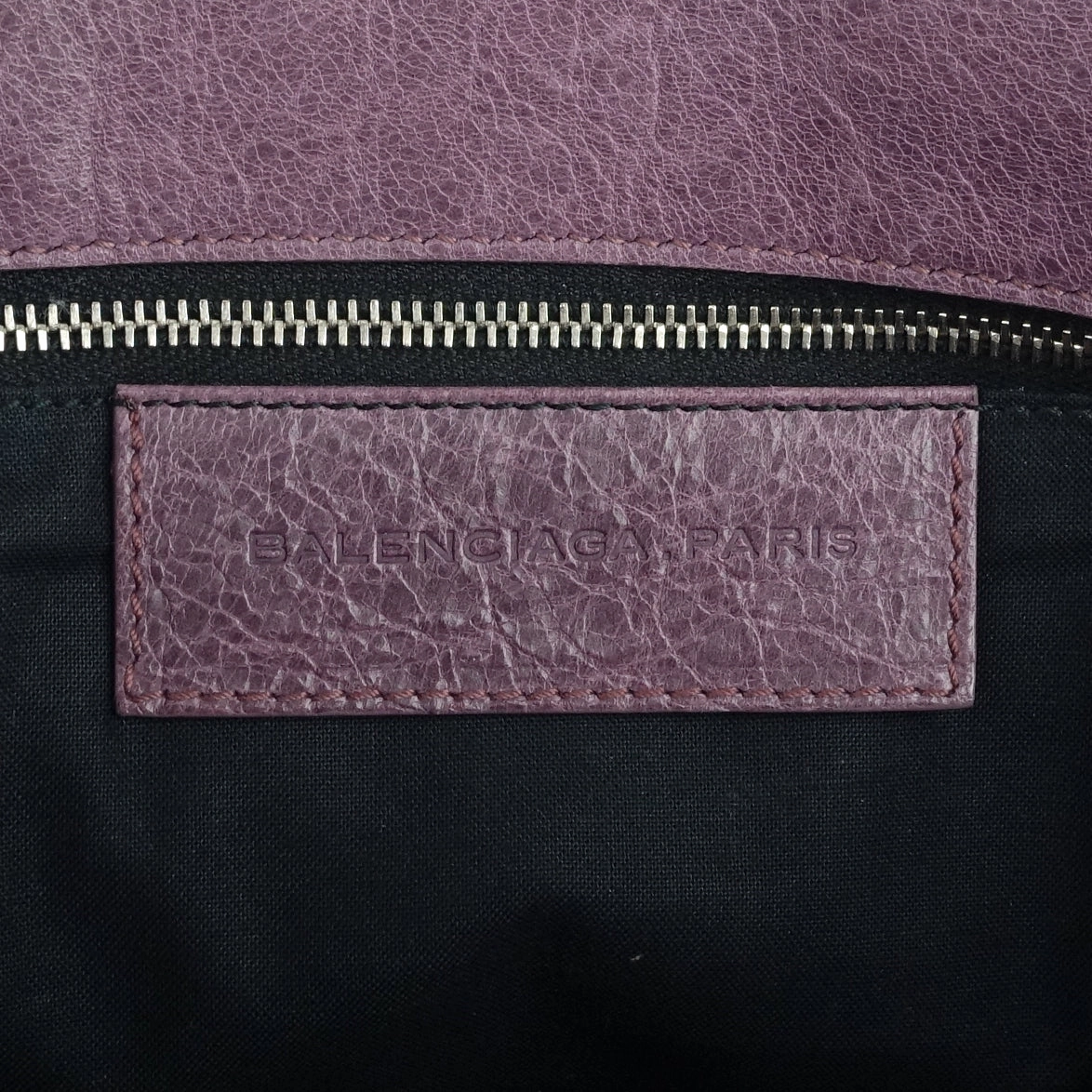 Giant Stitch Agneau Leather Bag
