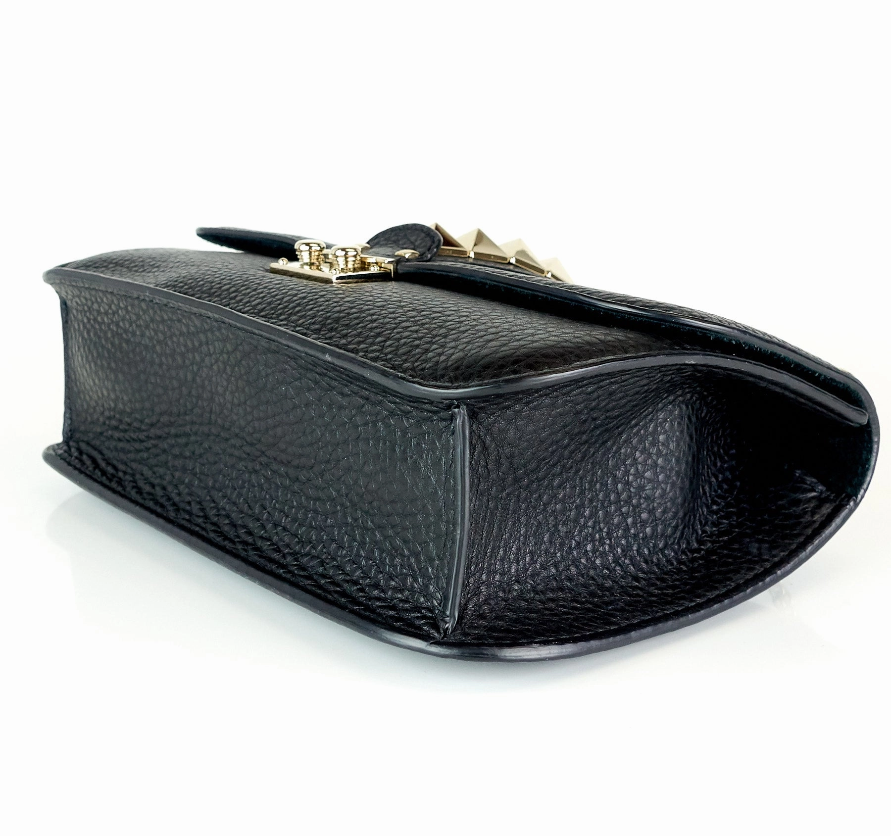 Glam Lock Calf Leather Medium Bag