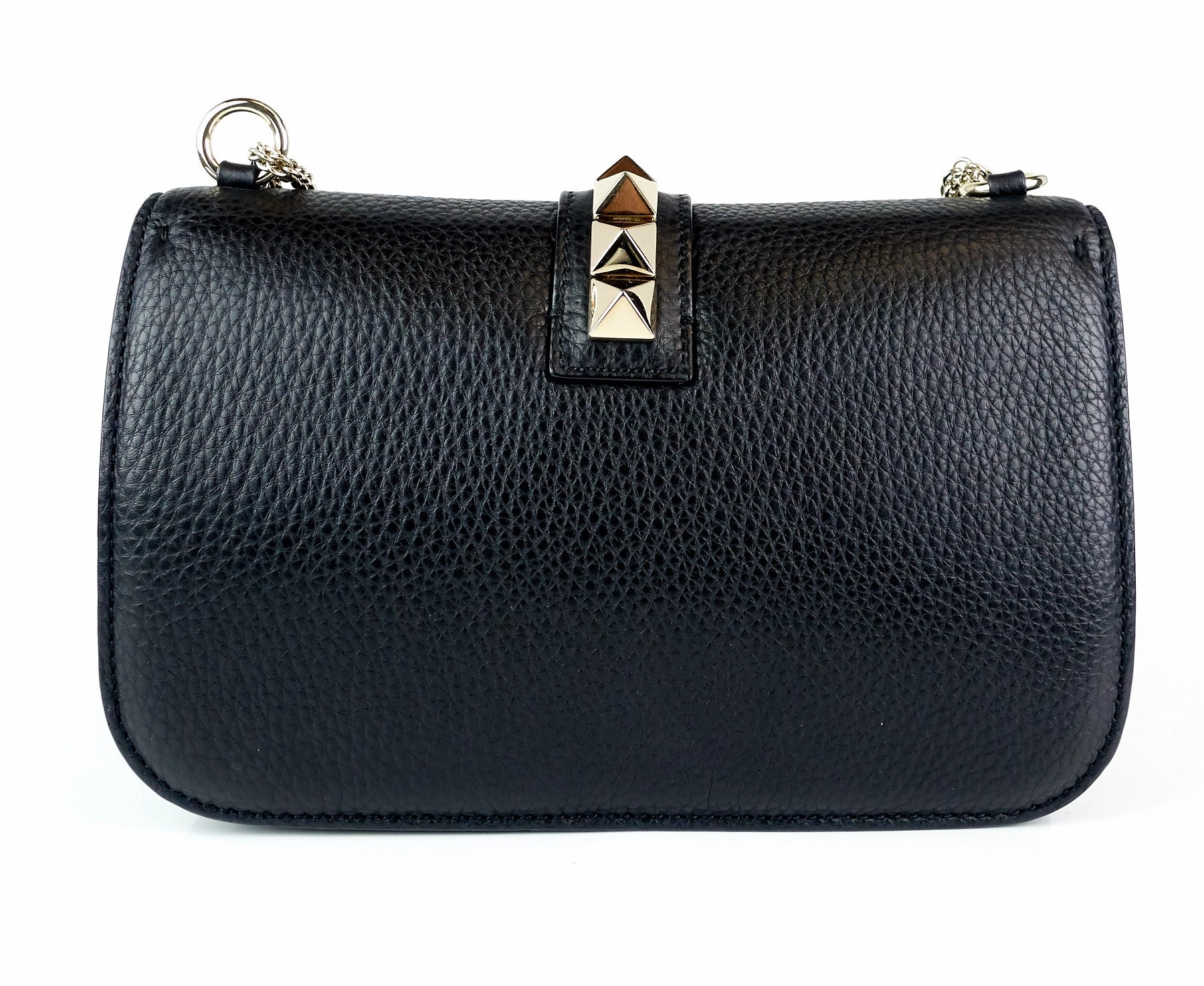 Glam Lock Calf Leather Medium Bag