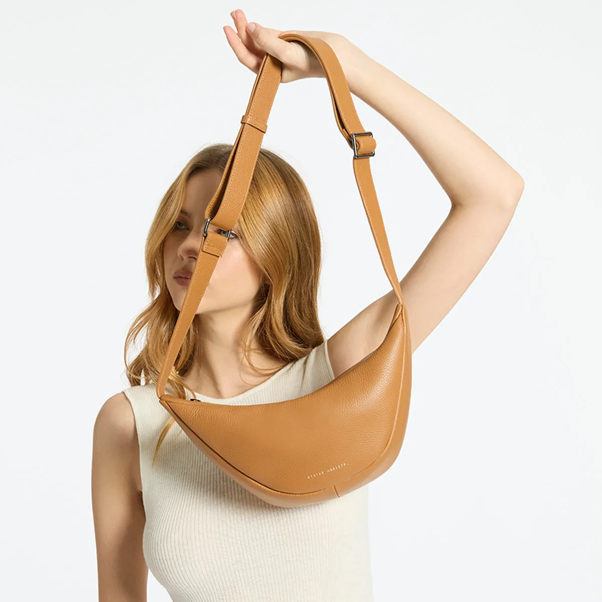 Glued To You Bag - Tan