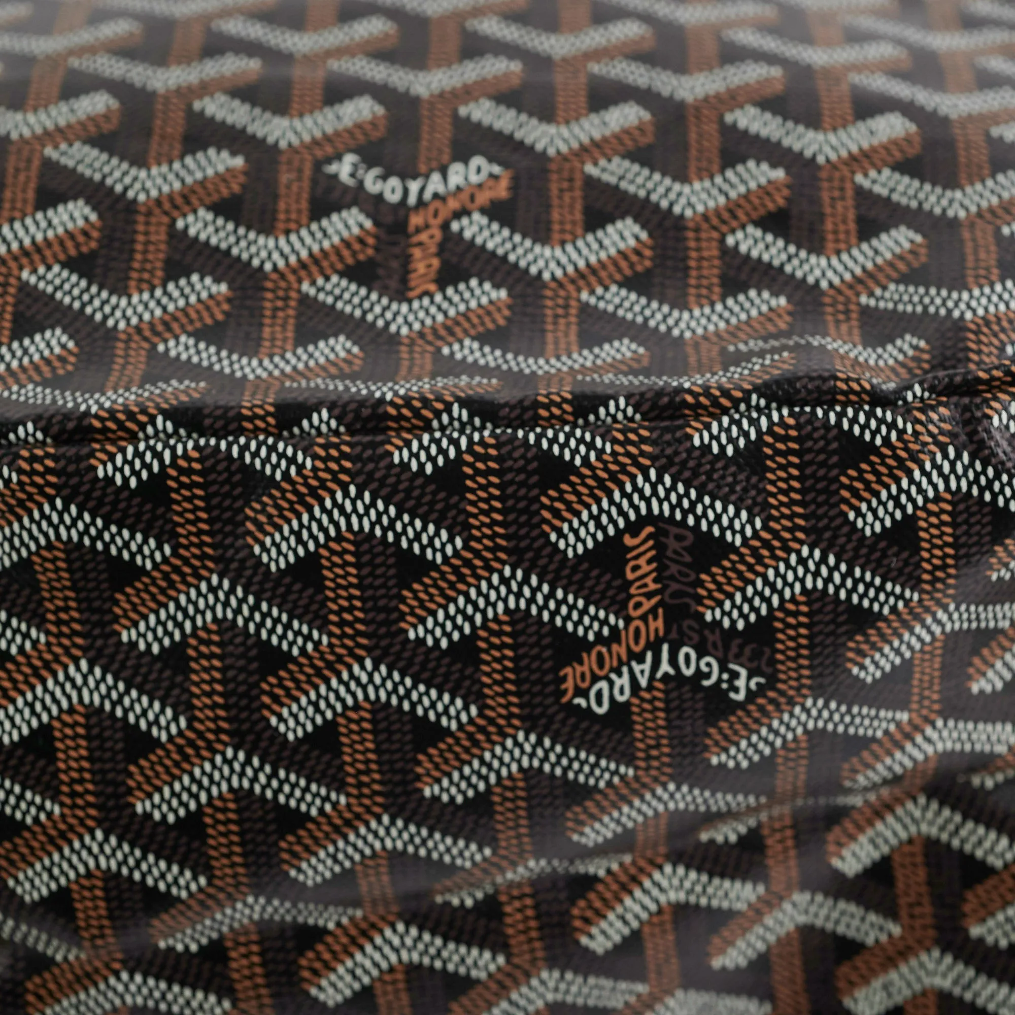 Goyard St Louis PM Black and Tan Shoulder Bag