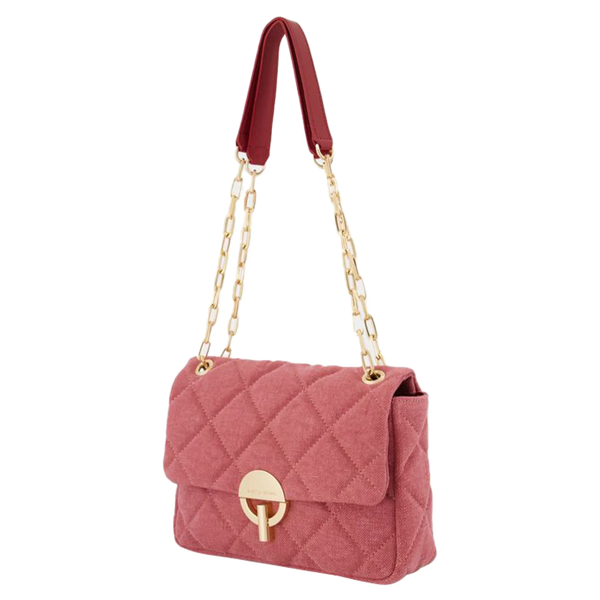 Grand Moon Bag - Vanessa Bruno - Linen - Pink