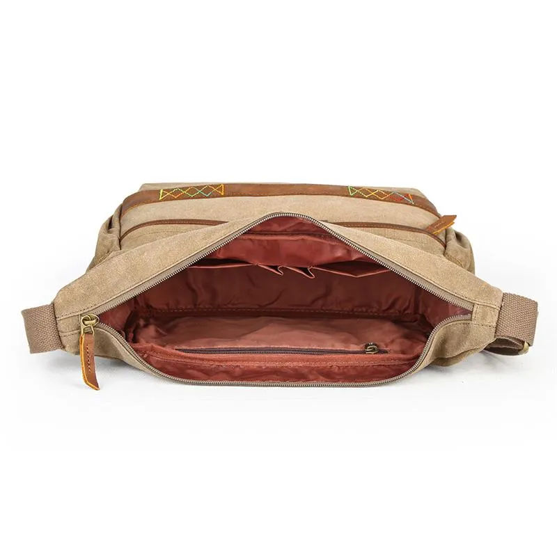 GREEN Waxed CANVAS 13'' MENSCANON Waterproof CAMERA SIDE BAG NIKON CAMERA SHOULDER BAG DSLR CAMERA MESSENGER BAG FOR MEN