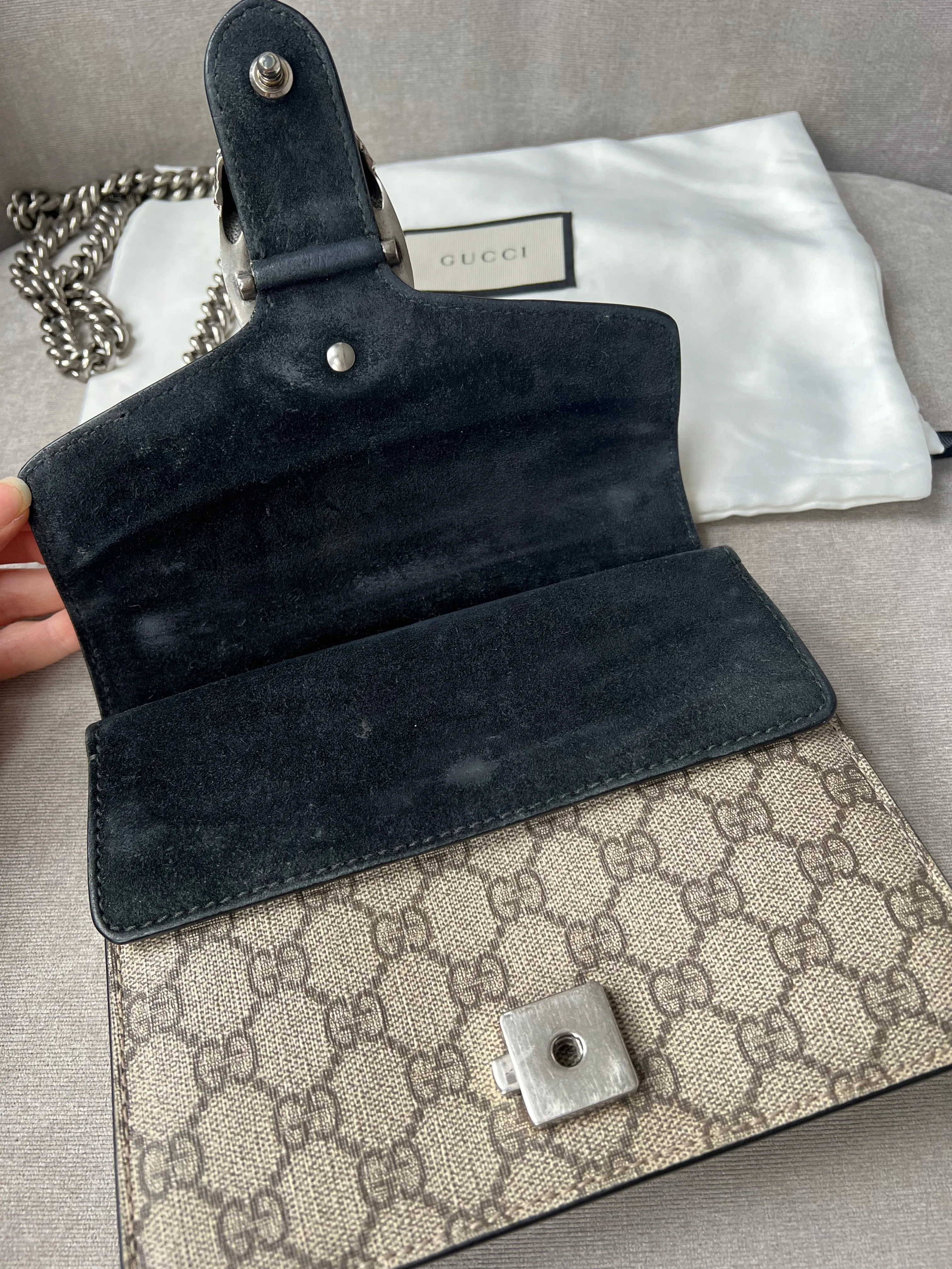 Gucci Dionysus GG Supreme Mini Shoulder Bag (RRP ??1,700)