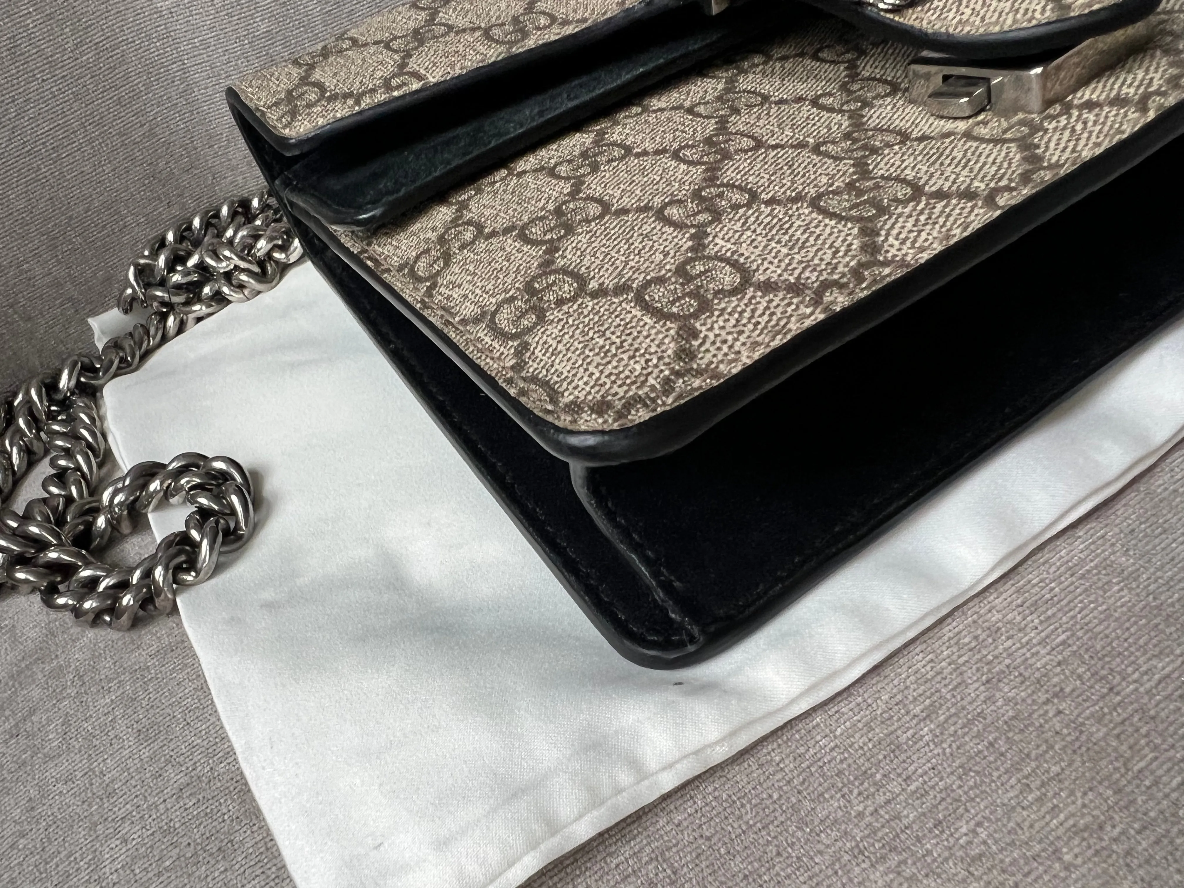 Gucci Dionysus GG Supreme Mini Shoulder Bag (RRP ??1,700)