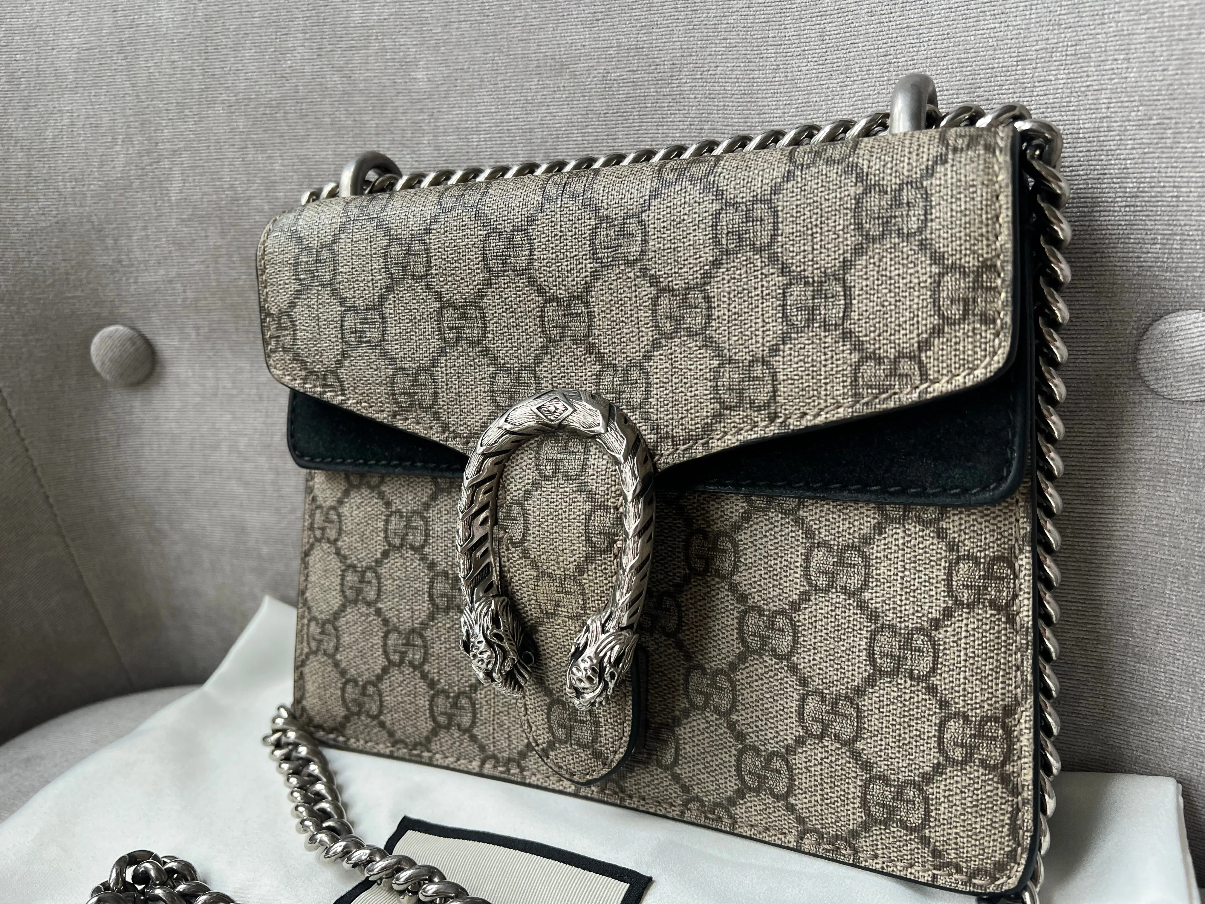 Gucci Dionysus GG Supreme Mini Shoulder Bag (RRP ??1,700)