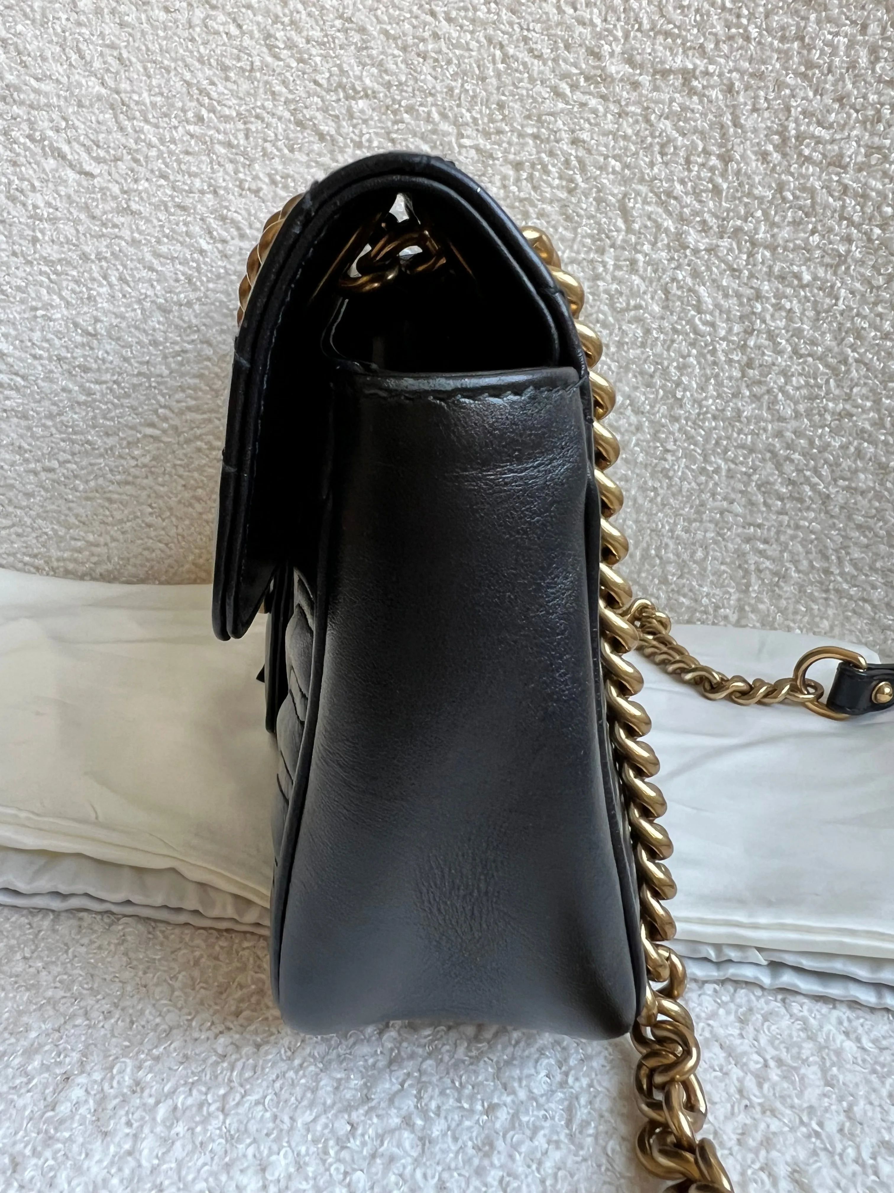 Gucci GG Black Marmont Small Shoulder Bag (RRP ??1890)