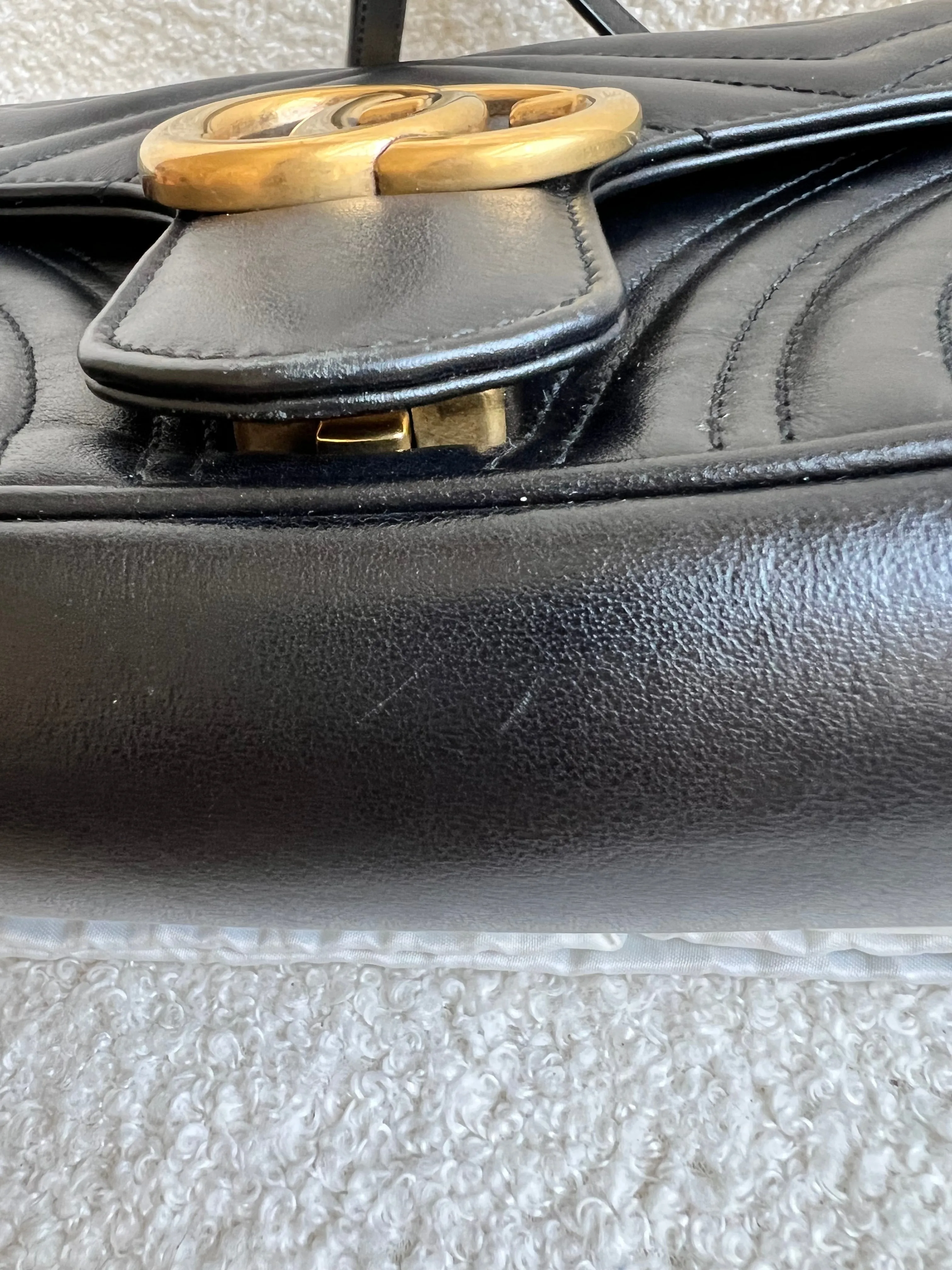 Gucci GG Black Marmont Small Shoulder Bag (RRP ??1890)
