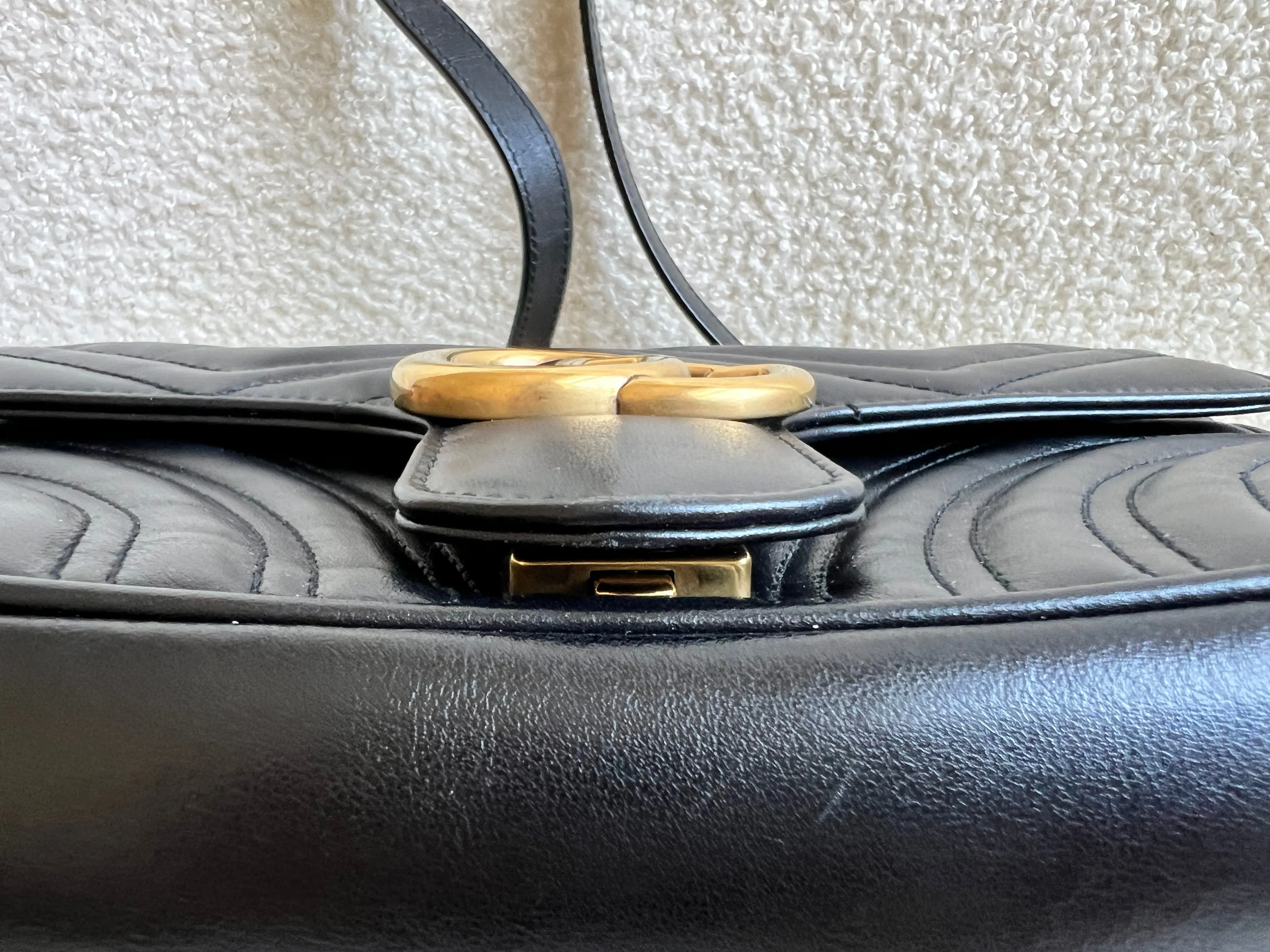 Gucci GG Black Marmont Small Shoulder Bag (RRP ??1890)