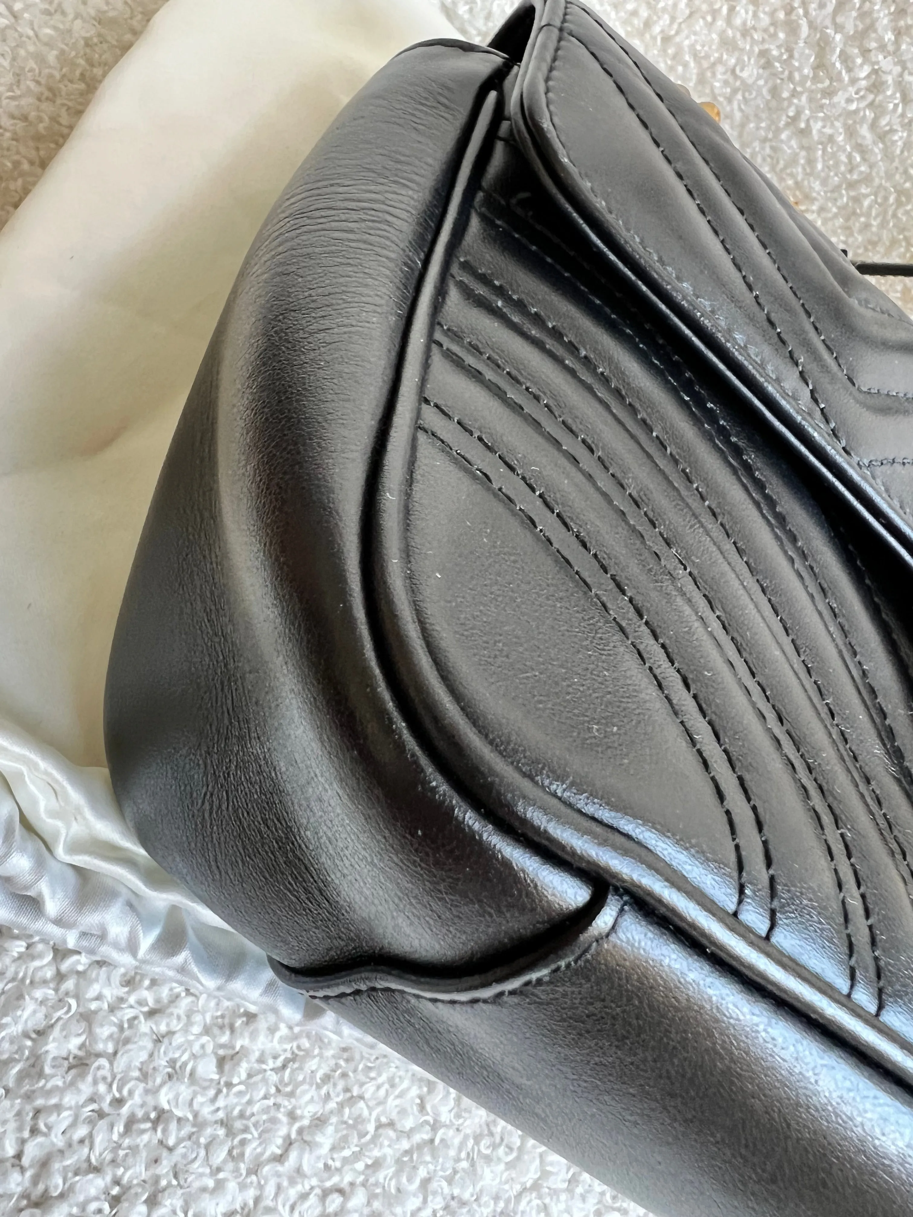 Gucci GG Black Marmont Small Shoulder Bag (RRP ??1890)