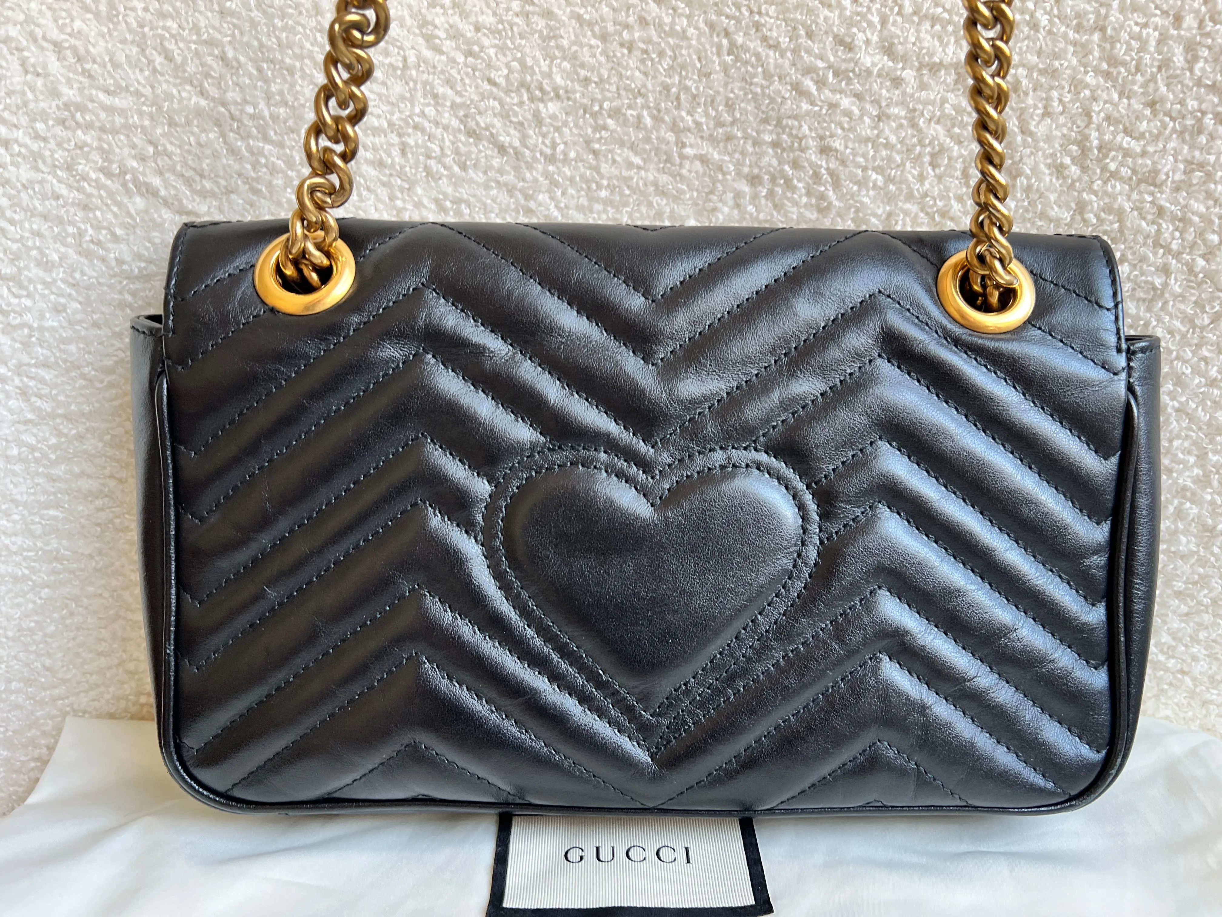 Gucci GG Black Marmont Small Shoulder Bag (RRP ??1890)