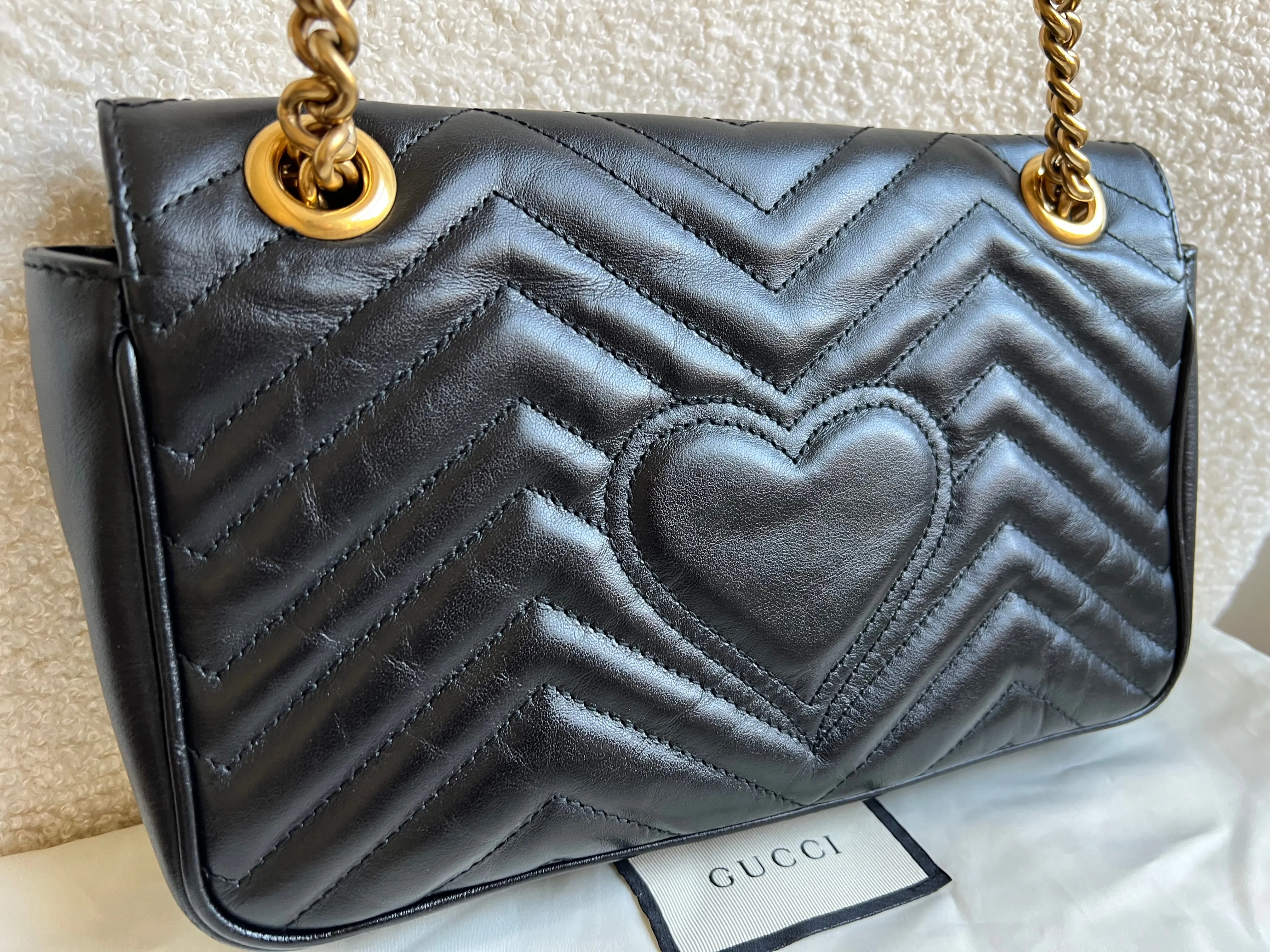 Gucci GG Black Marmont Small Shoulder Bag (RRP ??1890)