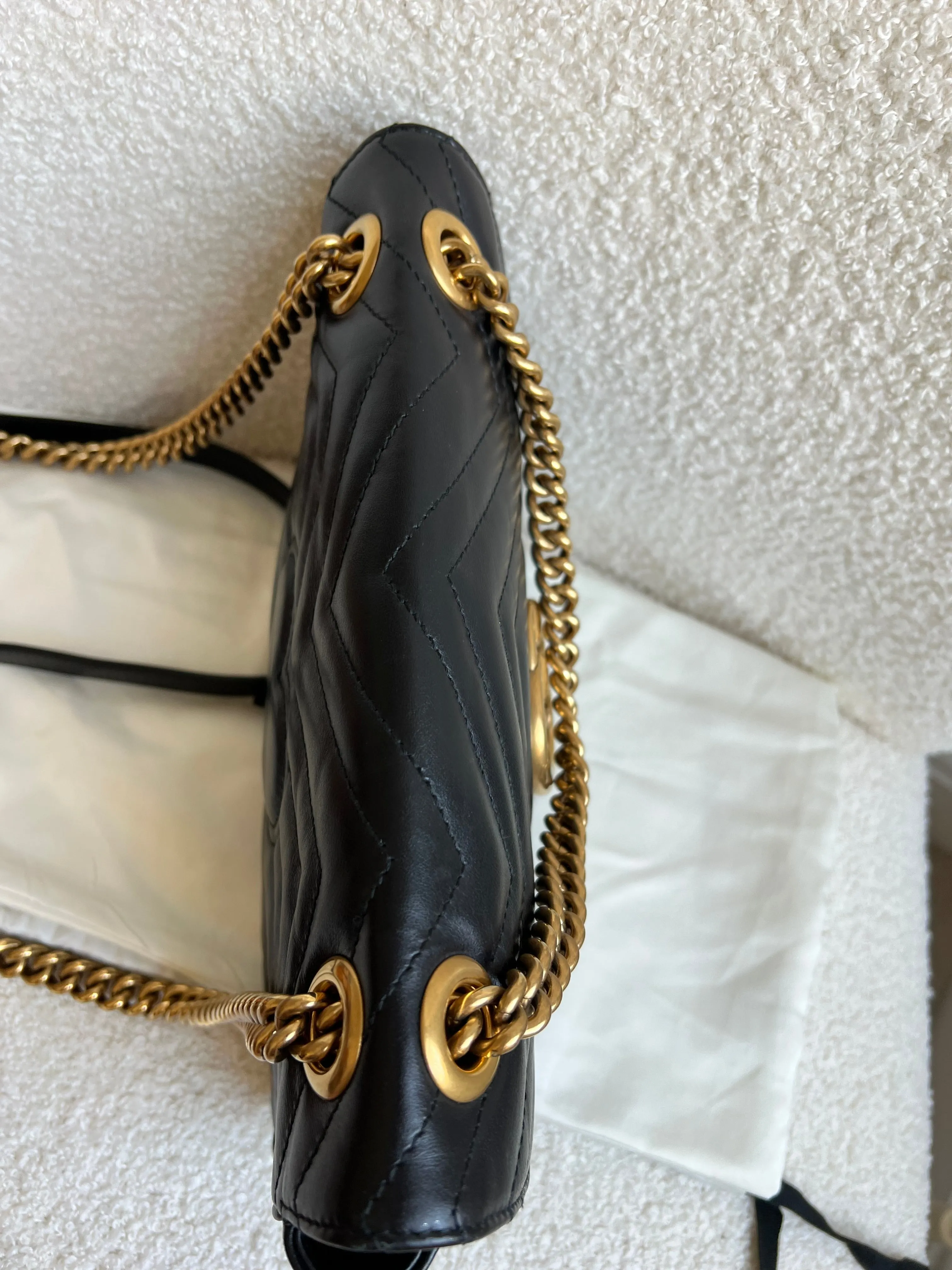 Gucci GG Black Marmont Small Shoulder Bag (RRP ??1890)