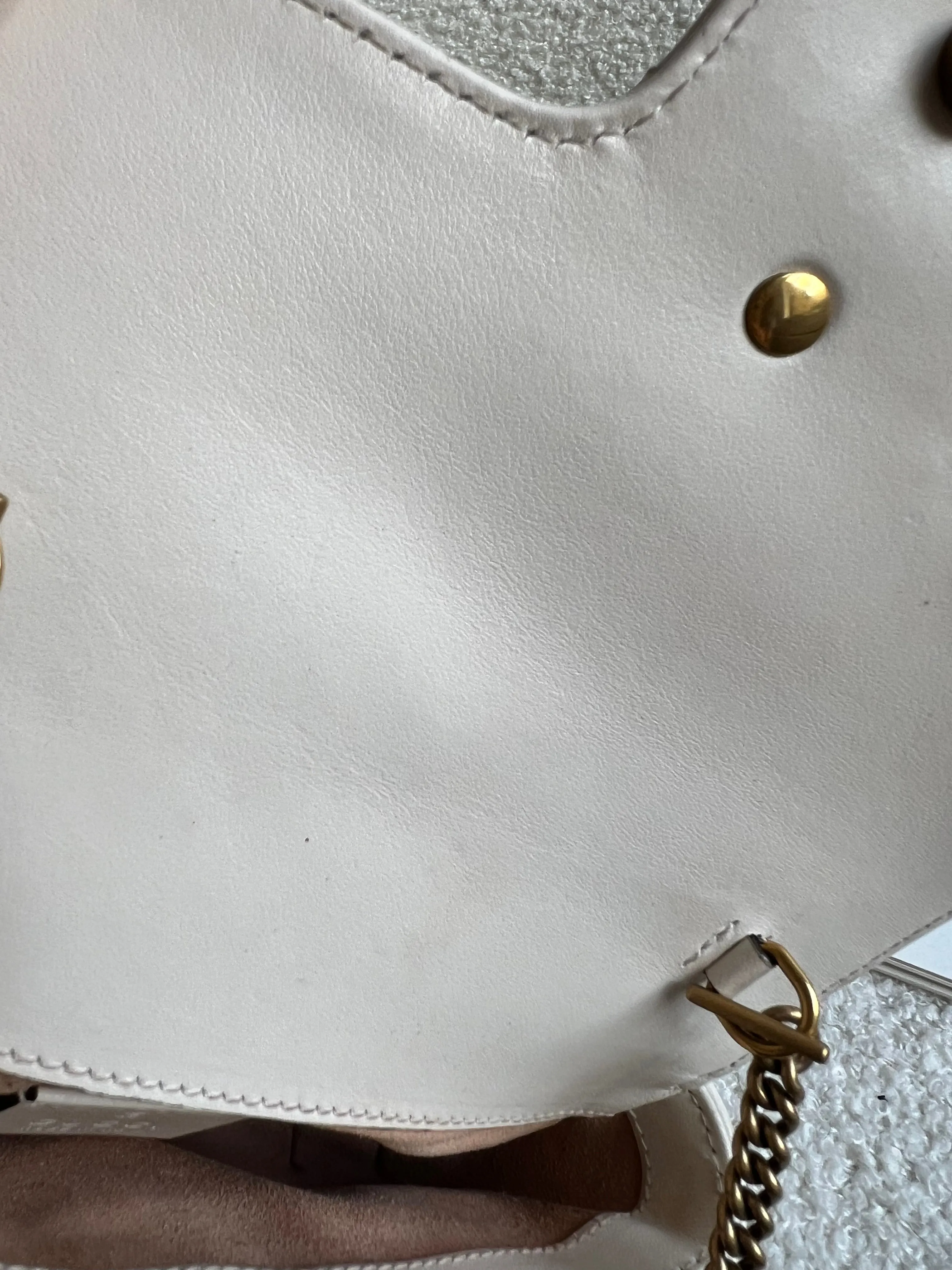 Gucci GG White Marmont Super Mini Shoulder Bag (RRP ??985)