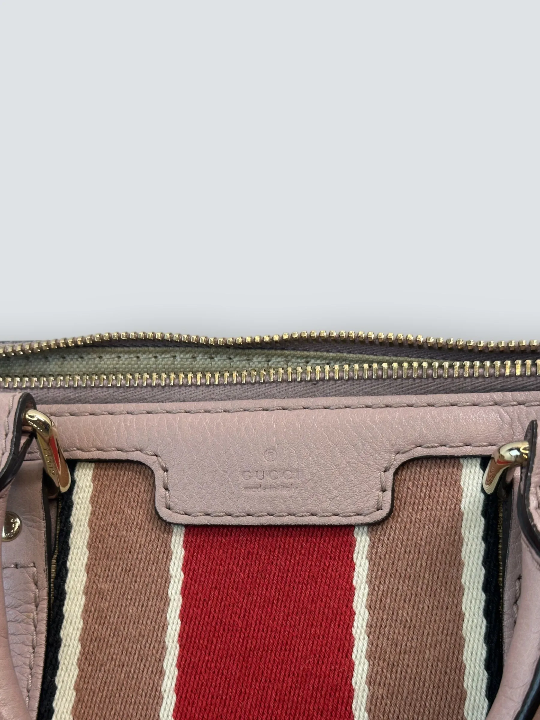 Gucci Monogram Canvas & Leather ??Boston?? Shoulder Bag
