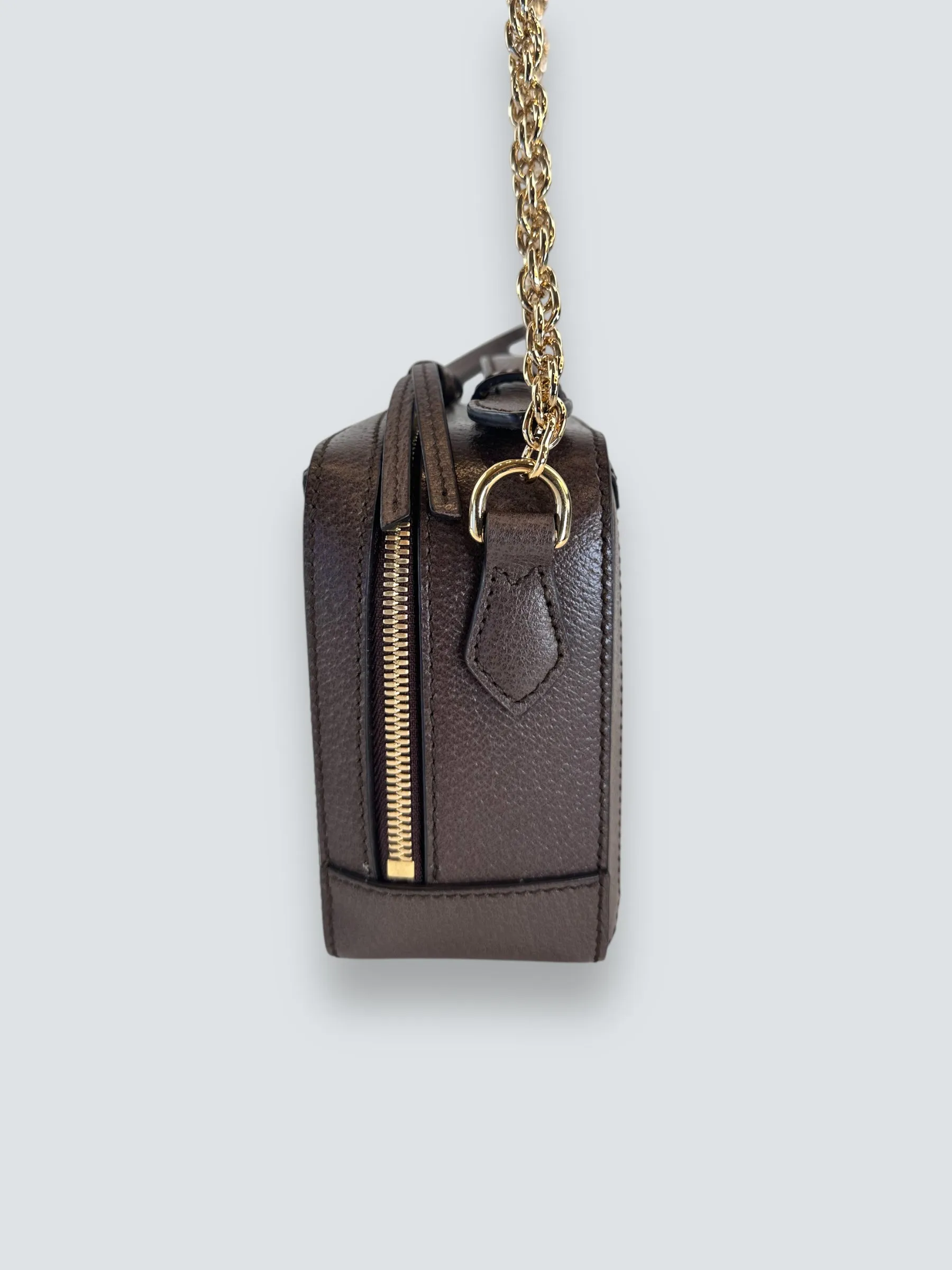 Gucci Monogram Canvas Ophidia GG Supreme Box Shoulder Bag