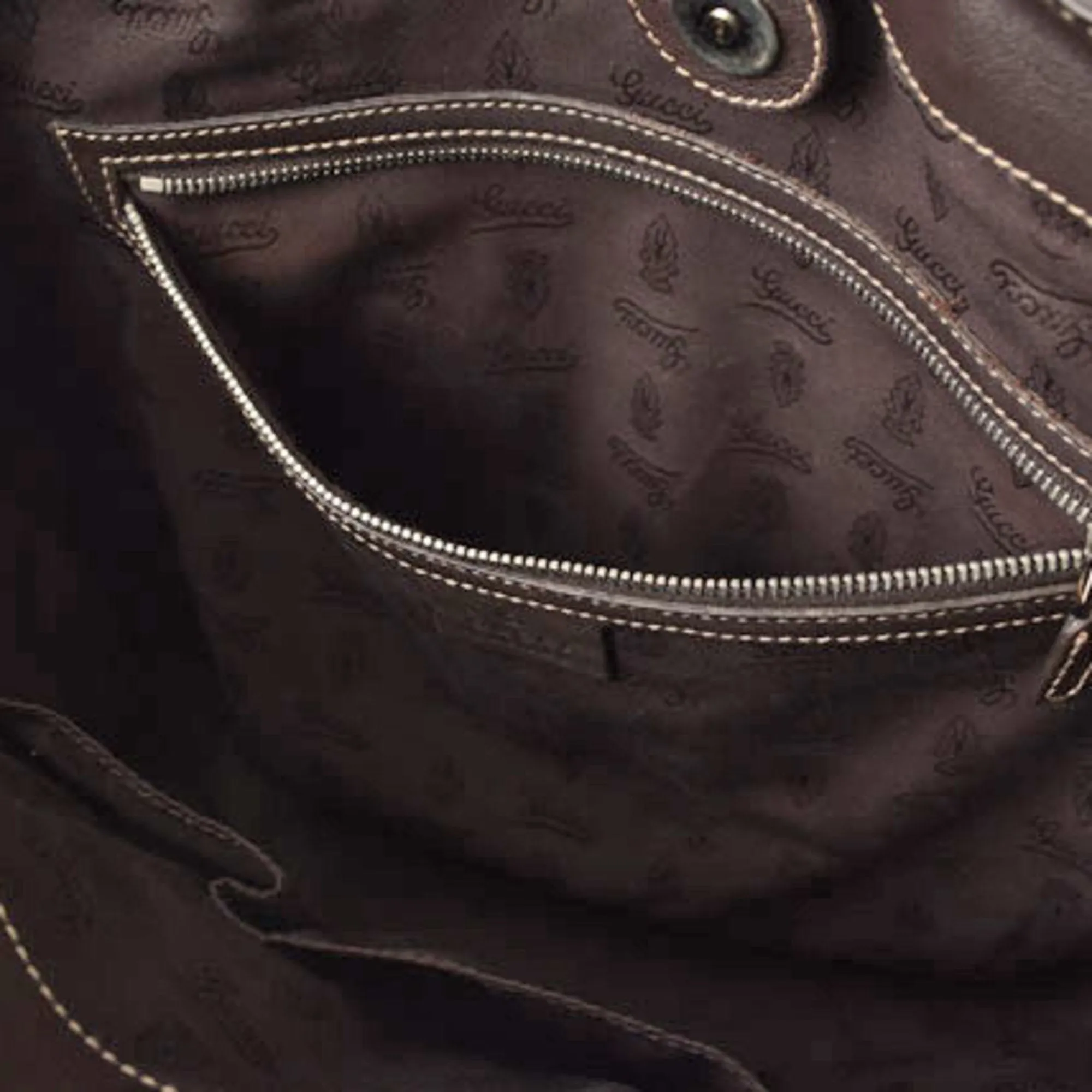 Gucci Tote Bag GUCCI Shoulder GG Brown Beige Sherry Line 232970