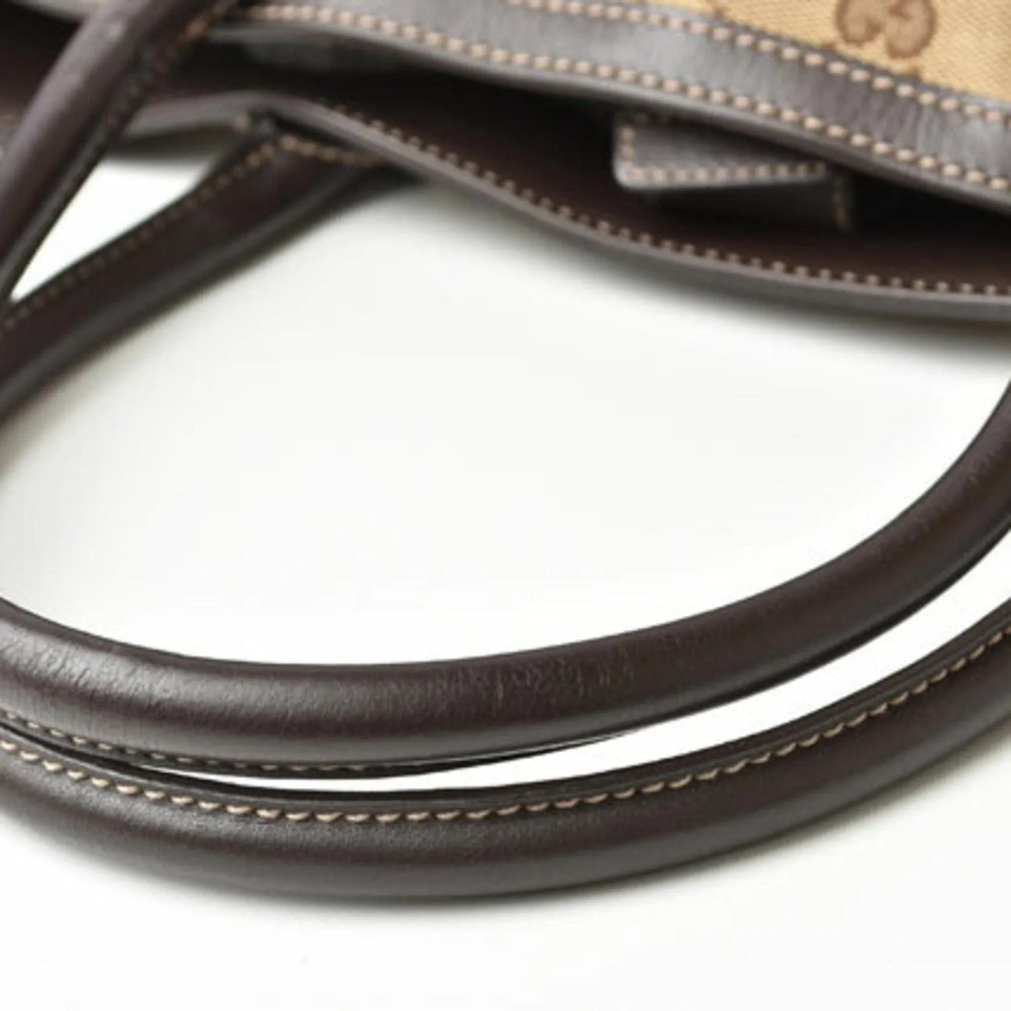 Gucci Tote Bag GUCCI Shoulder GG Brown Beige Sherry Line 232970