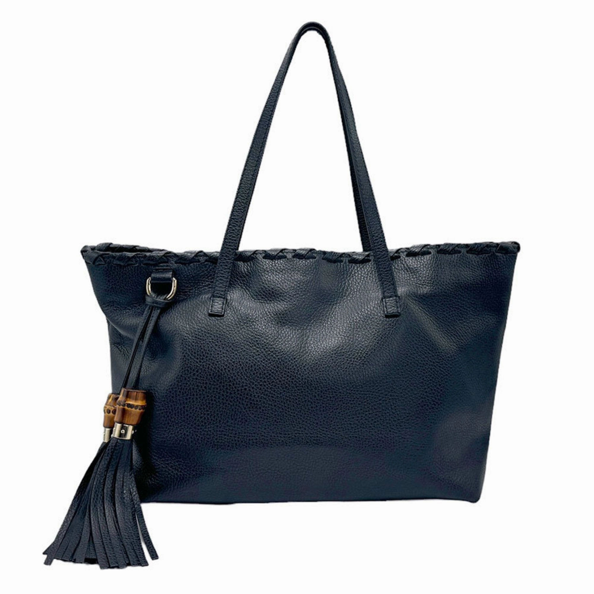 Gucci Bamboo  Leather Shoulder Bag ()