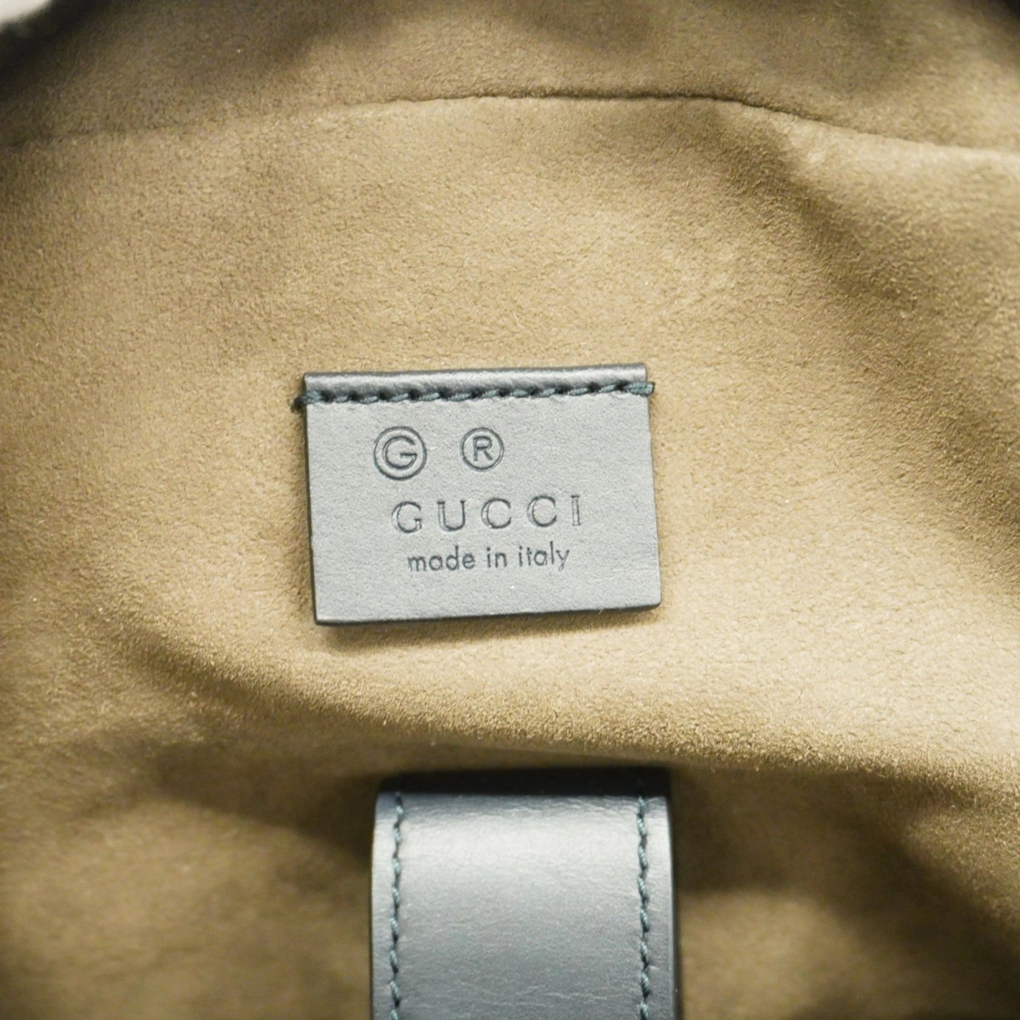 Gucci blue Navy Pvc Backpack (Pre-Owned)