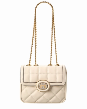 Gucci Deco Mini Quilted Leather Shoulder Bag