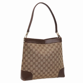 GUCCI GG Canvas Shoulder Bag Beige 001 4231  79419
