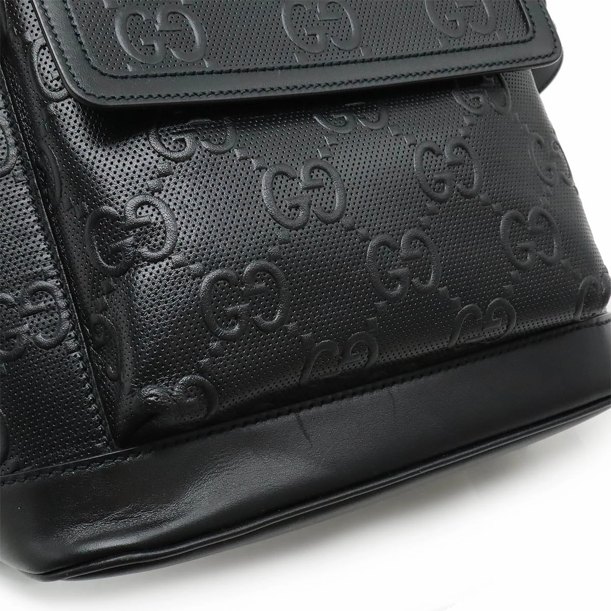 Gucci GG Embossed Leather Backpack