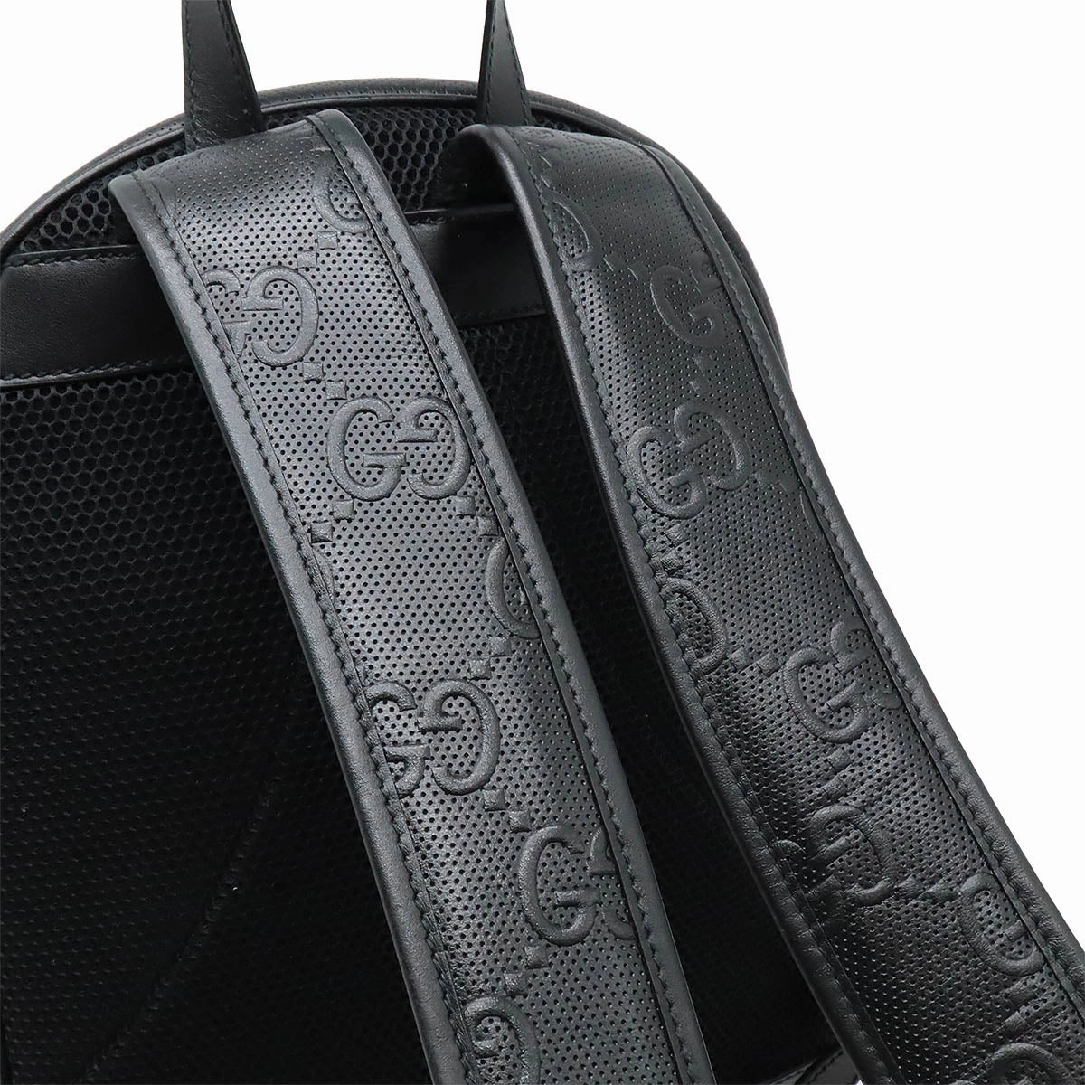 Gucci GG Embossed Leather Backpack