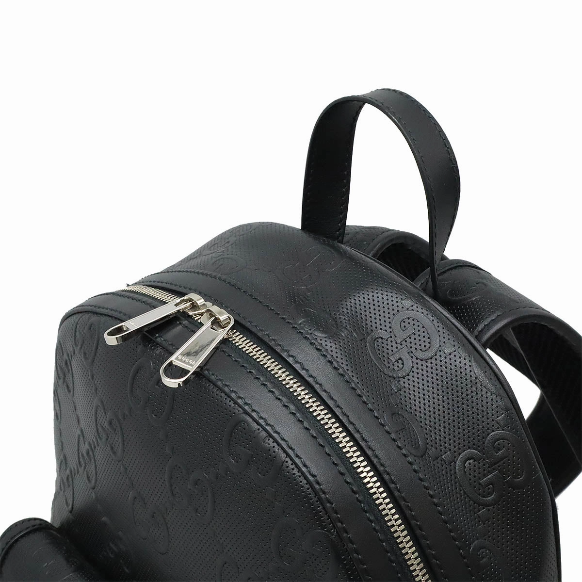 Gucci GG Embossed Leather Backpack
