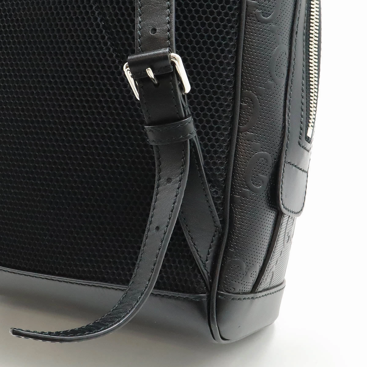Gucci GG Embossed Leather Backpack