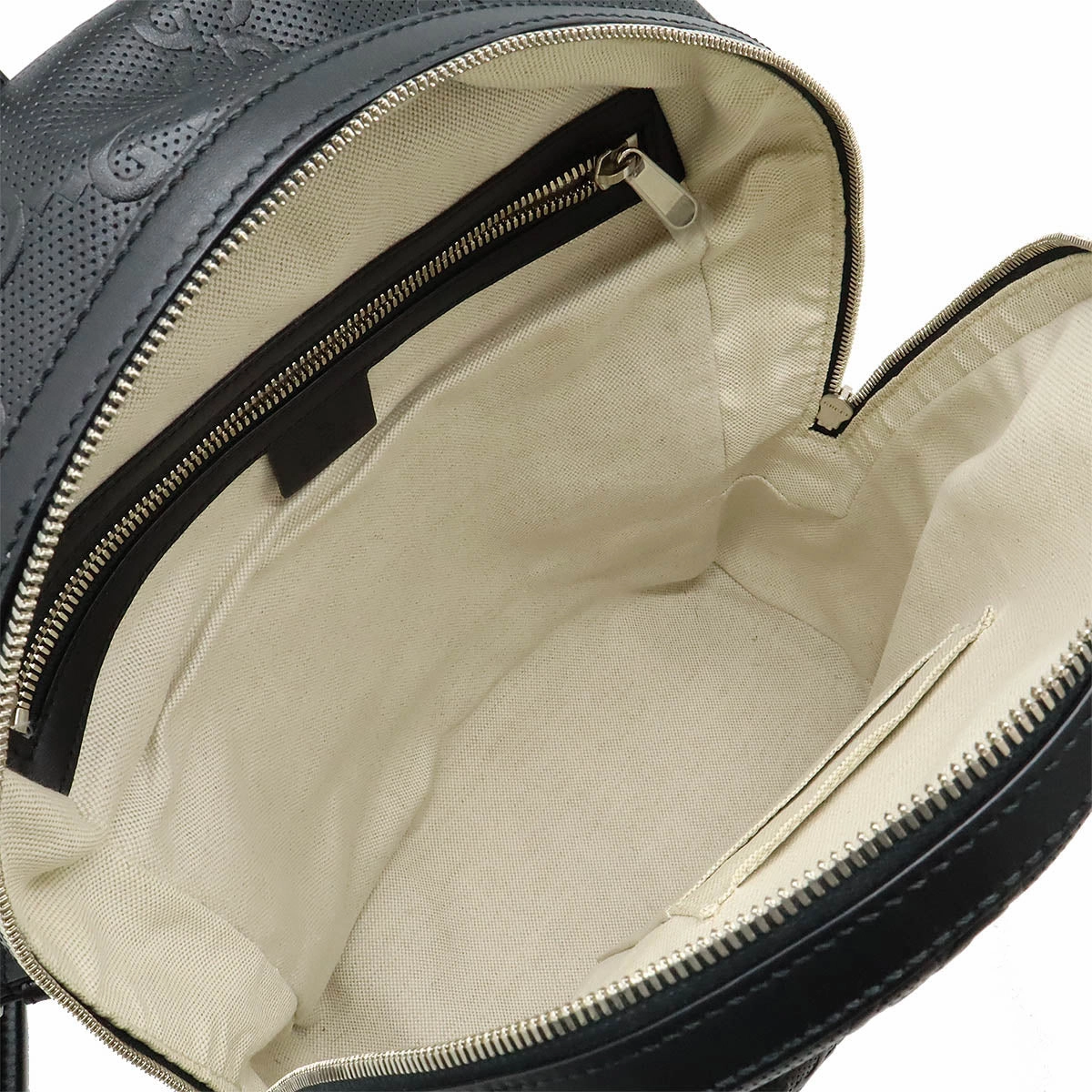 Gucci GG Embossed Leather Backpack