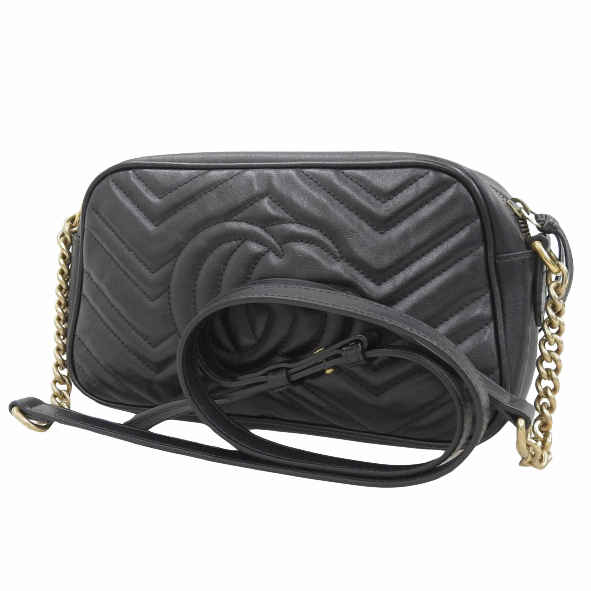 Gucci Gg Marmont  Leather Shoulder Bag ()