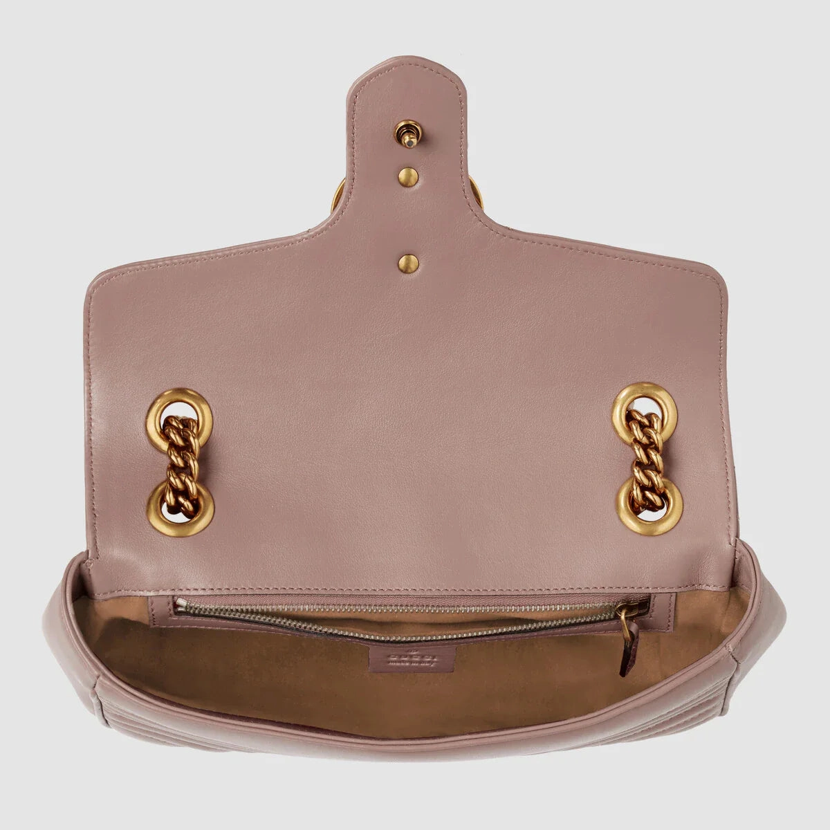Gucci GG Marmont matelass shoulder bag Dusty Pink