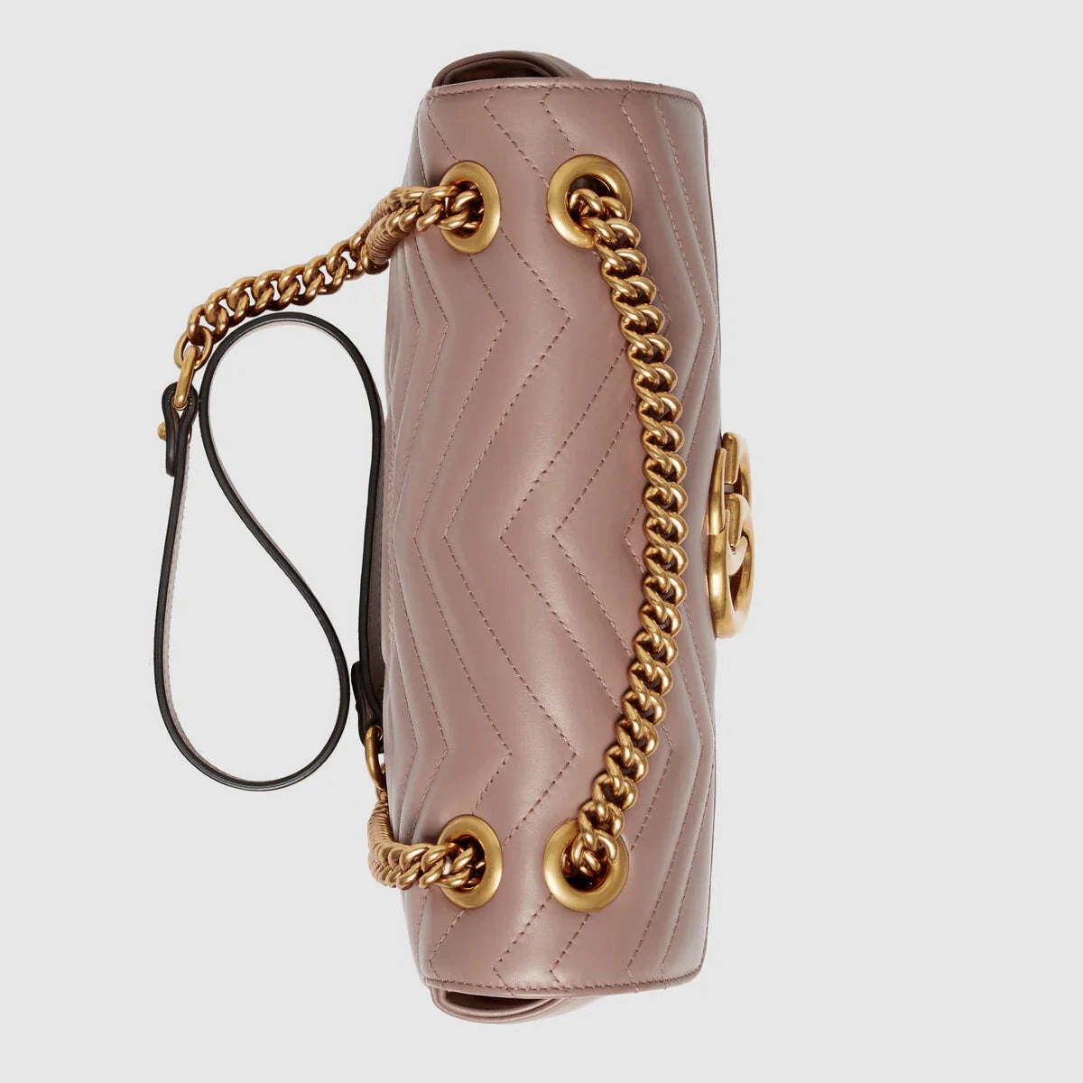 Gucci GG Marmont matelass shoulder bag Dusty Pink