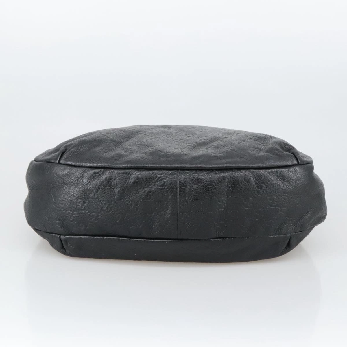 Gucci Guccissima Black Leather Shoulder Bag ()
